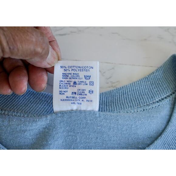 Vtg 90s Jerzees USA Western Graphic Tee M Cowboy Logo Uniform Shirt Rodeo Retro - Picture 7 of 14